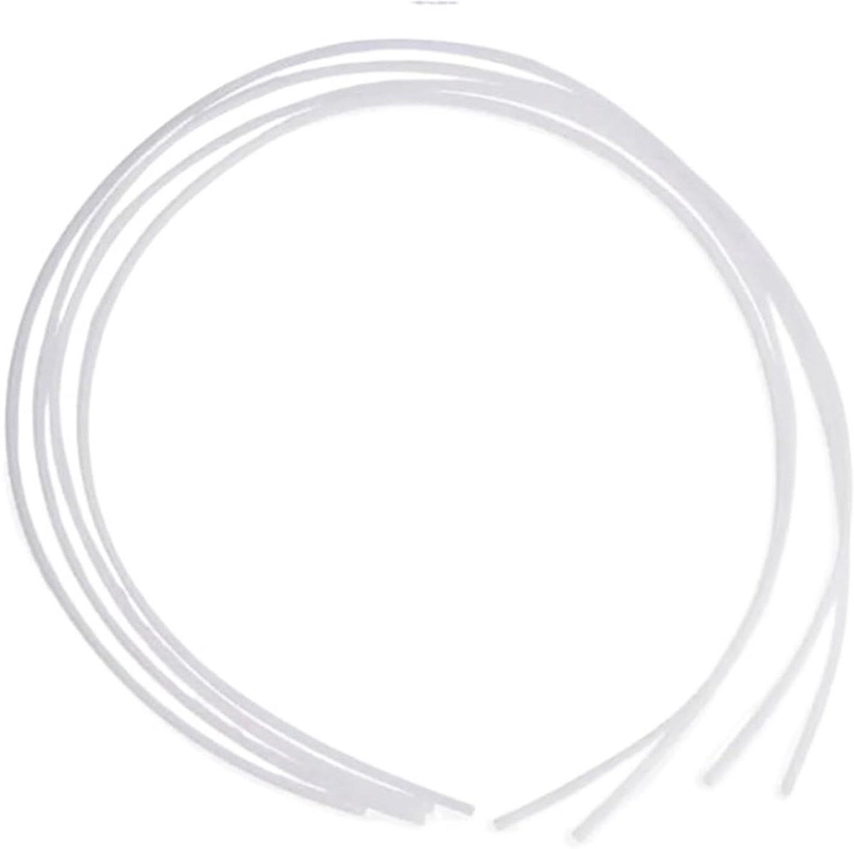 PTFE Buis - Geleidebuis Printer - 3D Printen - Hoge Temperatuur - 4 Stuks - Wit