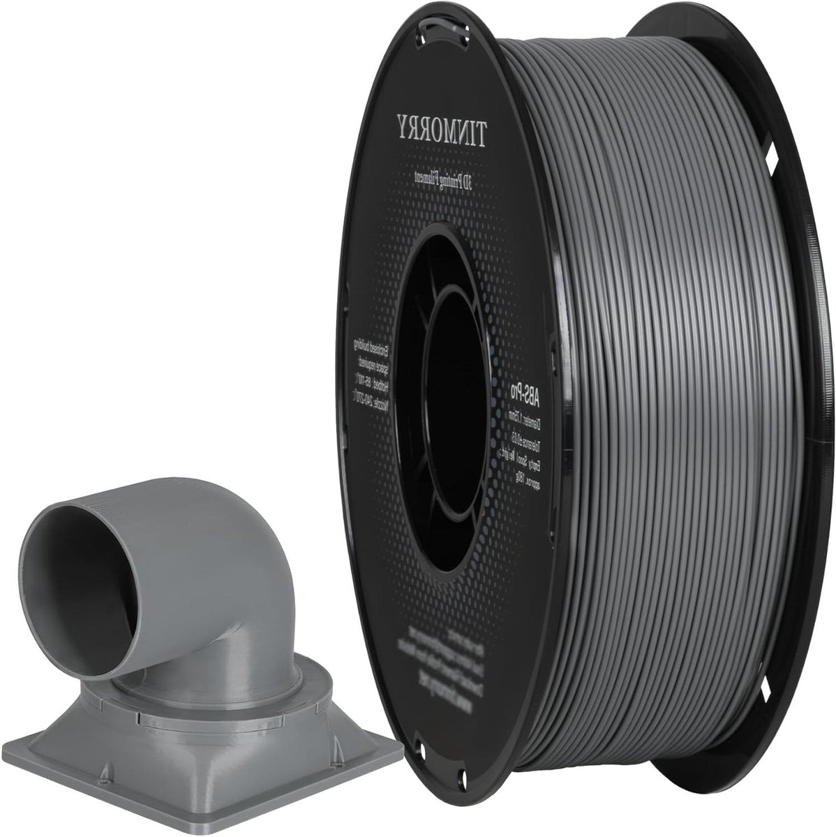 3D Printer Filament - ABS Pro Draad - Functionele Onderdelen - Hoge Slagvastheid - 1 kg - Koel Grijs