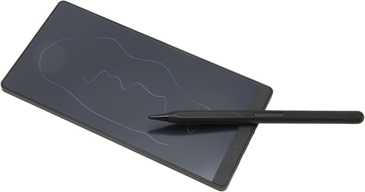 LCD Schrijftablet - Krabbelblok Tekentablet - Creatief Leren - Wissen met één klik - 65 inch HD - Zwart