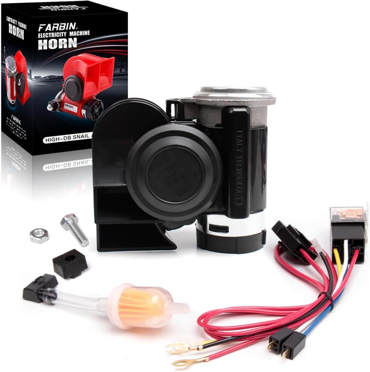 150 dB Luchtalarm met Compressor voor Vrachtwagen, Auto en Motor