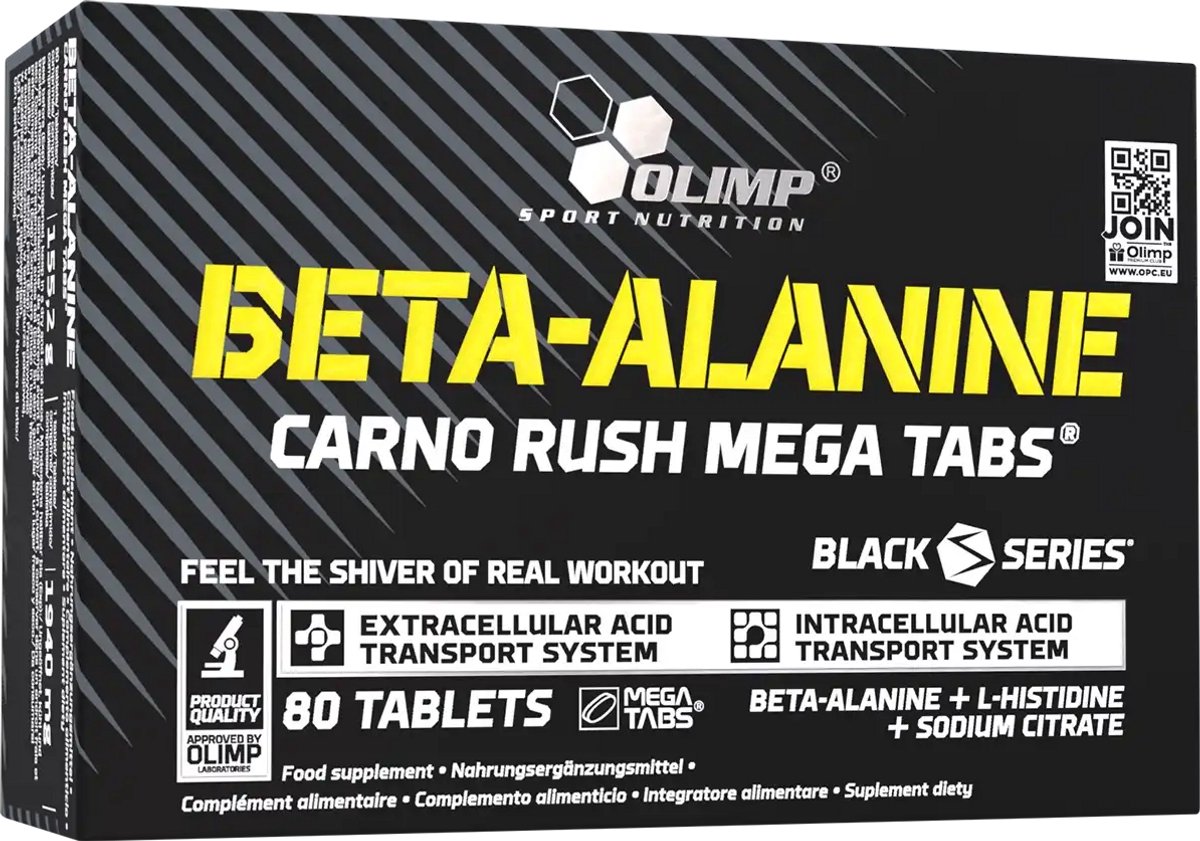 Beta Alanine Carno Rush Mega Tabs (80 Tabletten)