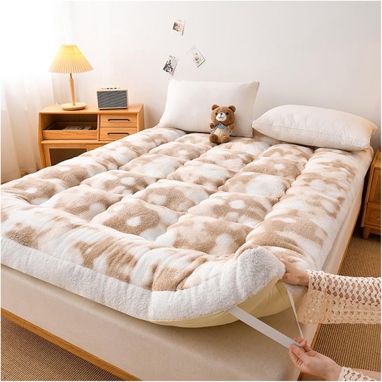 Futon Matras - Gastenbed Opvouwbaar - Comfortabel Slapen - Japans Ontwerp - 120x200 cm - Grijs — afbeelding 5