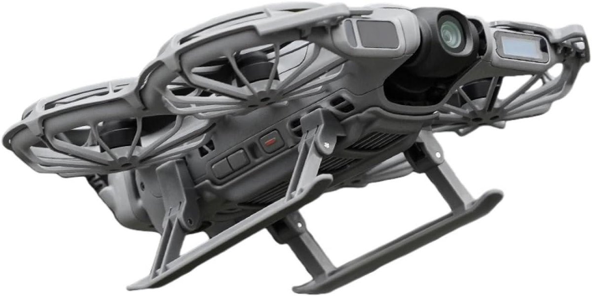 Drone Landingsgestel - Opvouwbare Kit - Veilige Landingen - Hoogte Verhogend - 21 Gram - Grijs