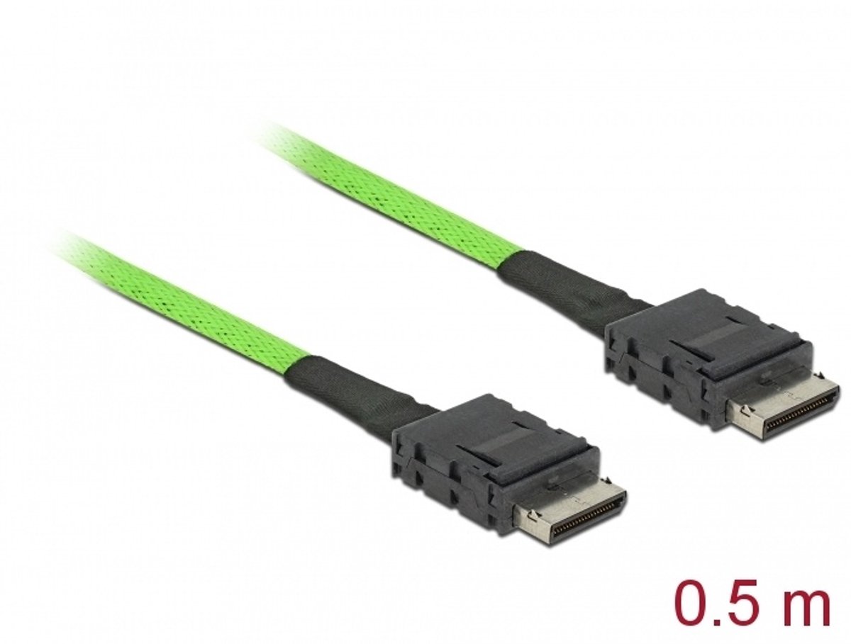 Delock Cable OCuLink PCIe SFF-8611 to OCuLink SFF-8611 0.5 m