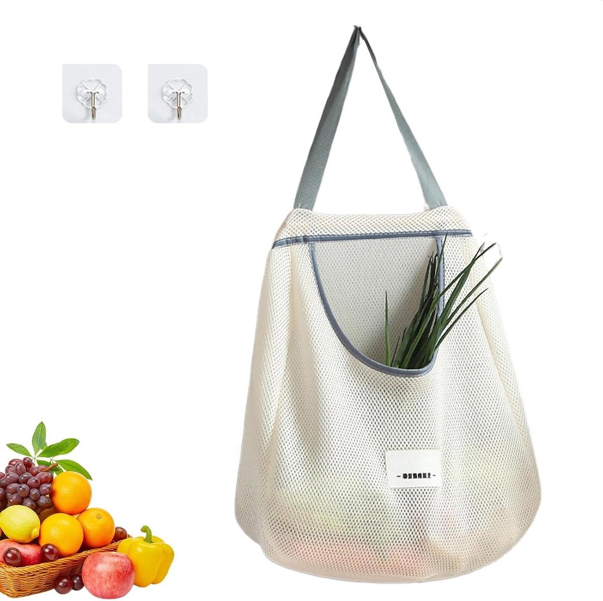 Beschermzakken voor planten - Herbruikbare netten - Tuin beschermen - Fijnmazige barrière - 20 x 15 cm - Groen