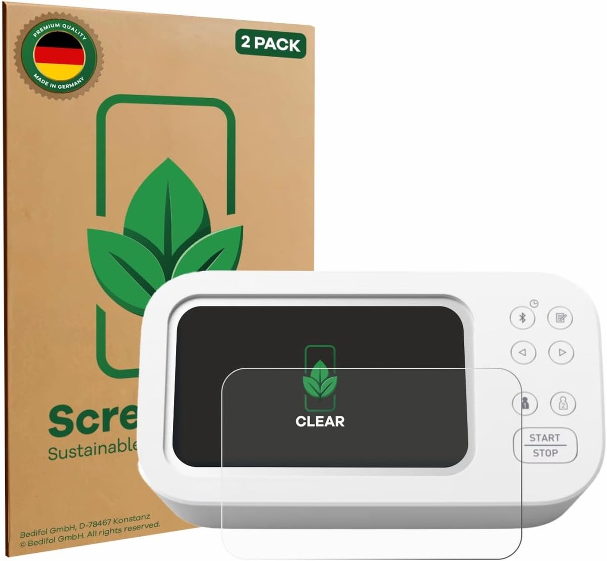 Screen Protector - Display Folie - Apparaat Beschermen - Gemaakt in Duitsland - 2 Stuks - Helder