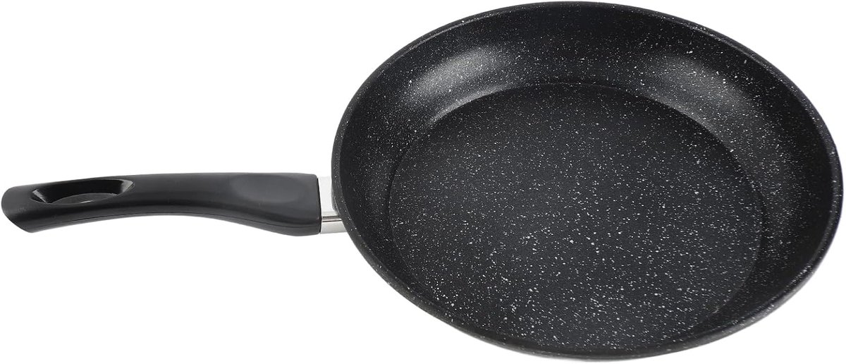 Omelet Pan - Koekenpan Maker - Buiten Koken - Opvouwbaar Handvat - 26 cm - Zwart