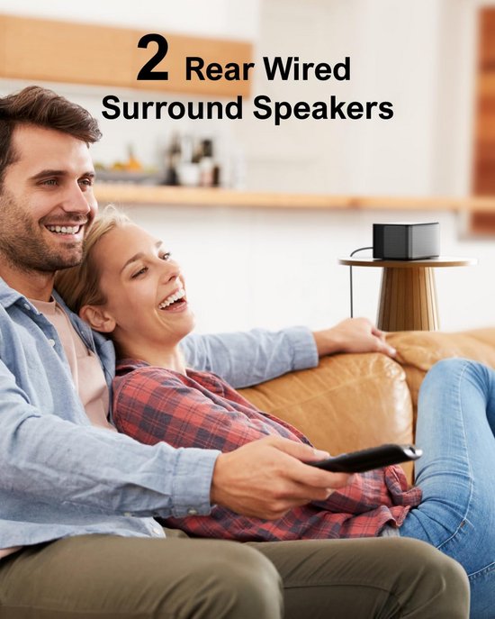 7.1 Surround Soundbar met Draadloze Subwoofer voor Krachtig Geluid — afbeelding 5