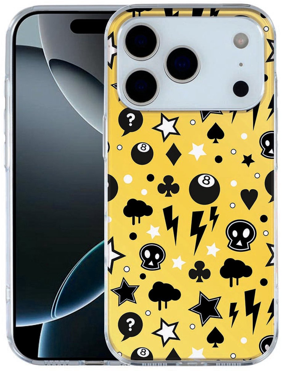TPU Hoesje Apple iPhone 17 Pro Punk Yellow