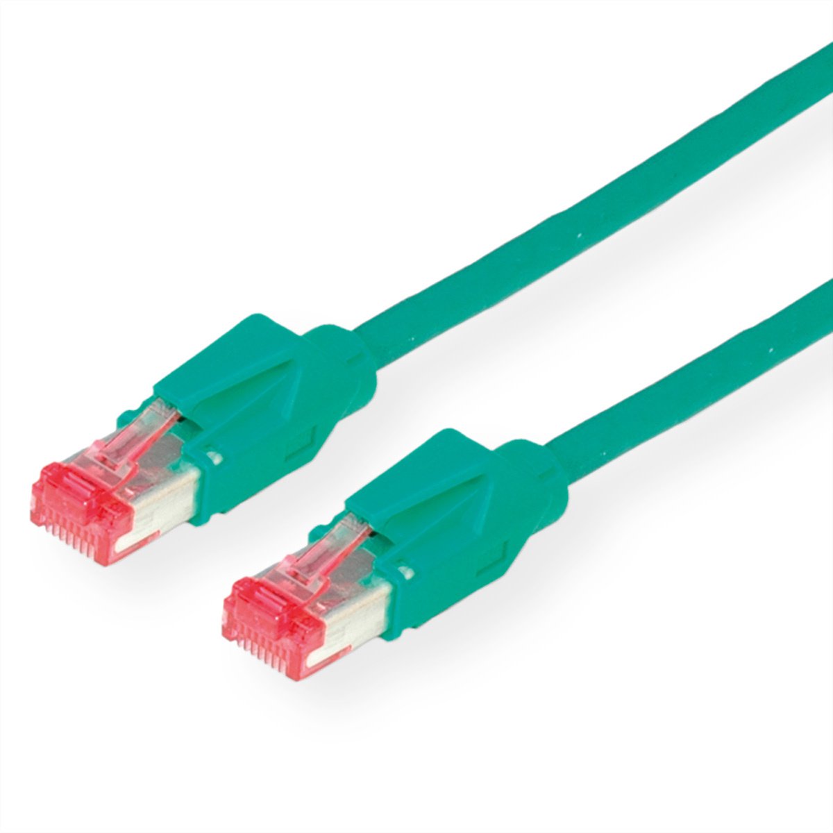 DÄTWYLER Patchkabel Kat.6 (Class E) S/FTP, CU 7702 flex LSOH, Hirose TM21, grün, 7 m