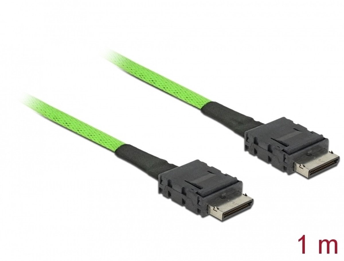 Delock Cable OCuLink PCIe SFF-8611 to OCuLink SFF-8611 1 m