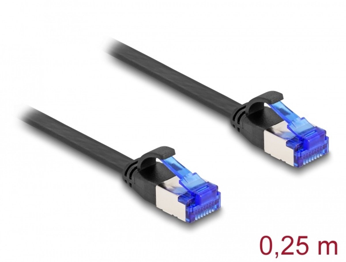 DeLOCK 80172 netwerkkabel Zwart 0,25 m Cat6a U/FTP (STP)