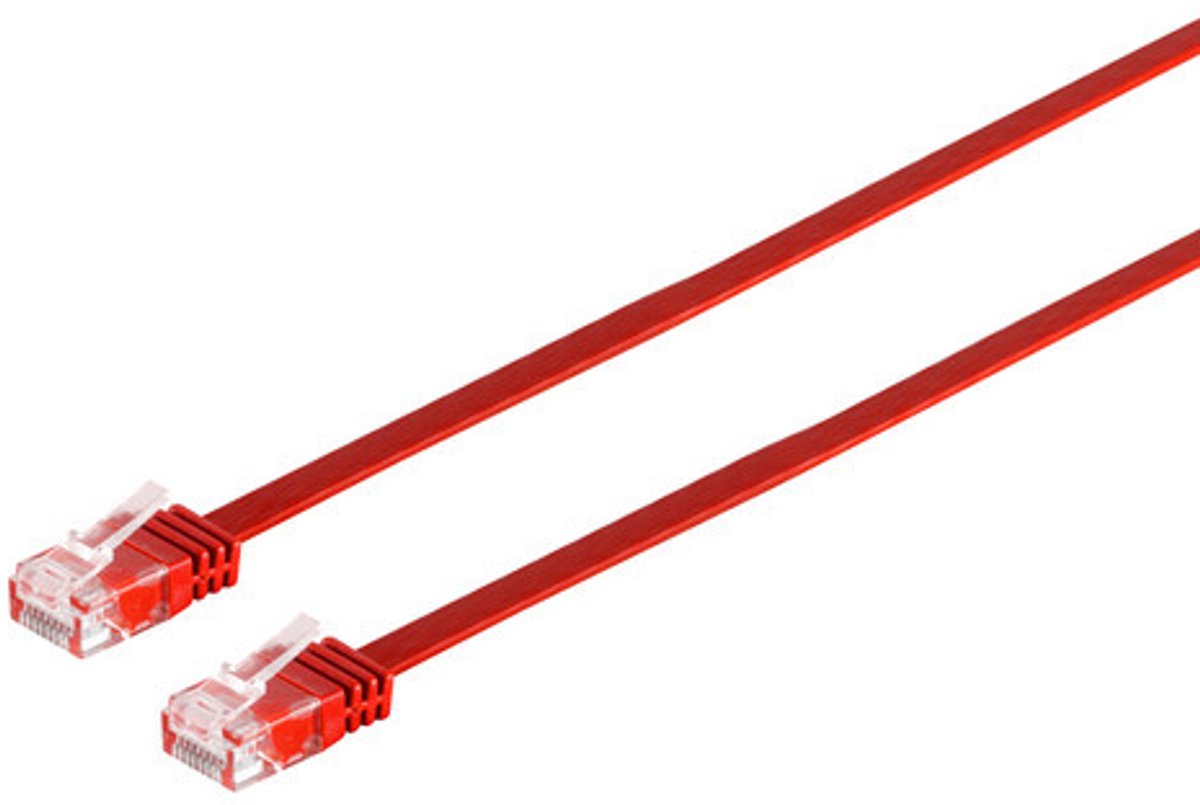 Tecline 778003R netwerkkabel Rood 0,25 m Cat6 U/UTP (UTP)