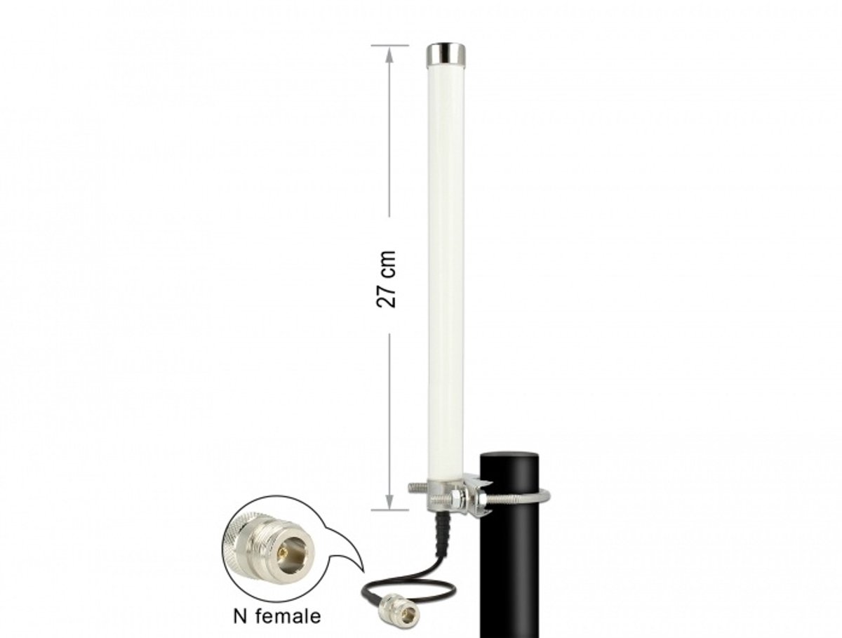 Delock Antenne LTE omni starr weiß