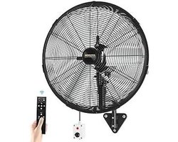 Wandventilator Industrieel - Muurventilator Krachtig - Ruimte Koelen - BLDC Motor Waterdicht - 50…