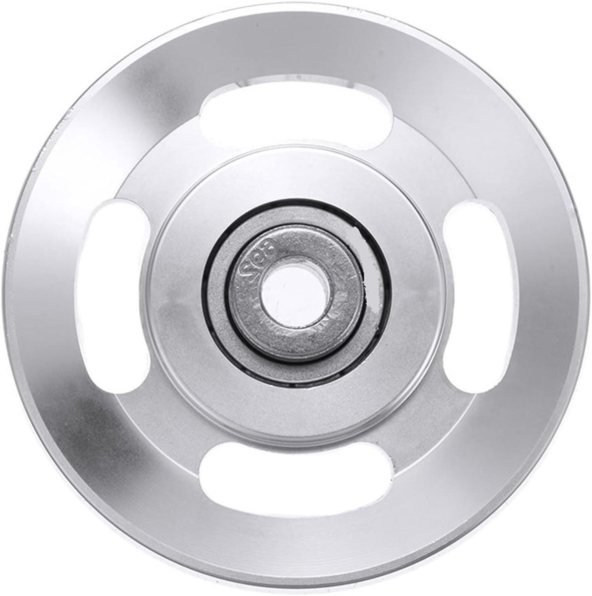 Lager Katrol - Zwaar Belastbaar Wiel - Lasten Heffen - Dubbele Lagers - 88mm Diameter - Metaal