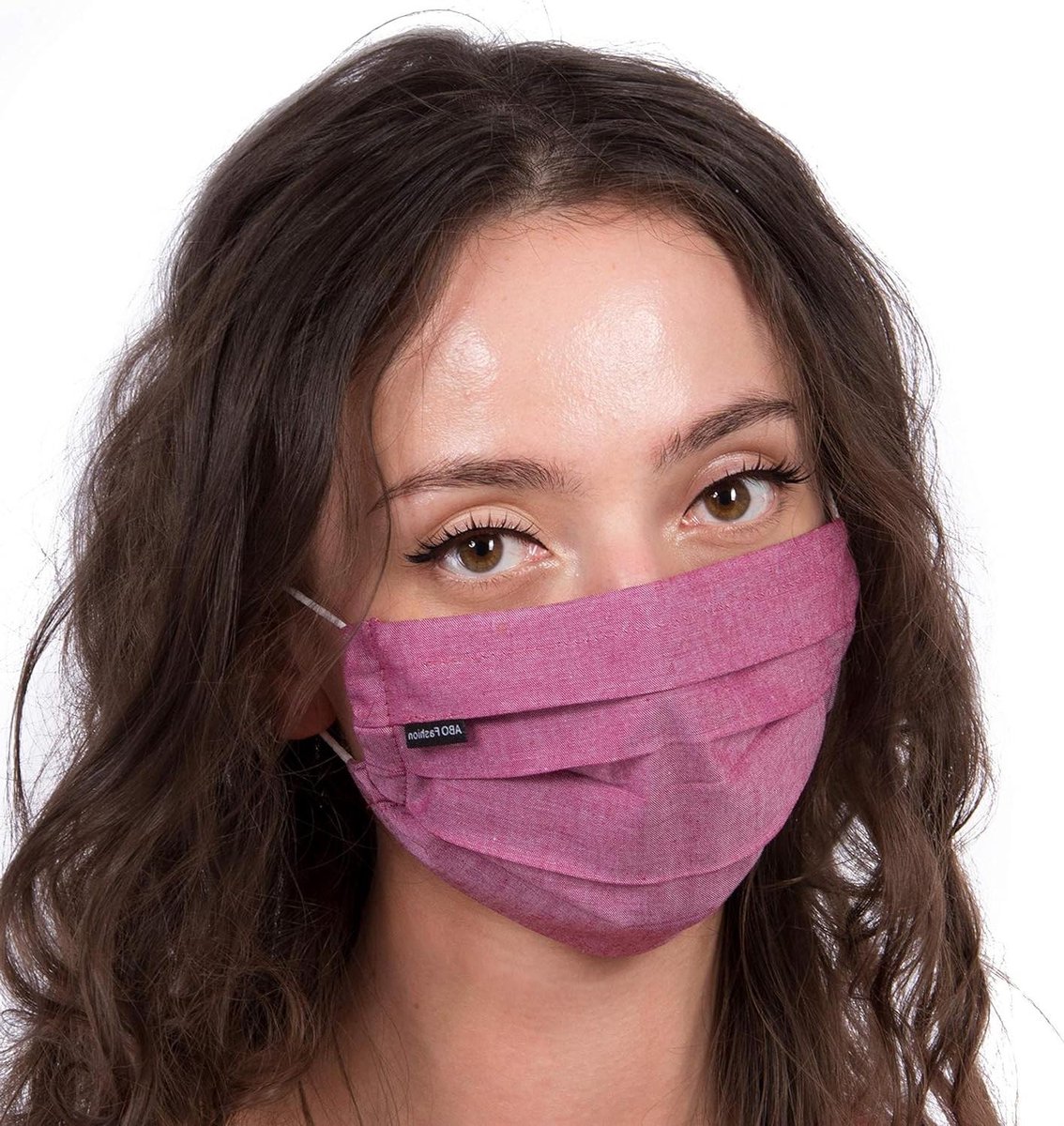 Zomermasker Katoen - Stofmasker Wasbaar - Dagelijks Gebruik - Verstelbare Oorlussen - 1 Laags - Bessengemêleerd