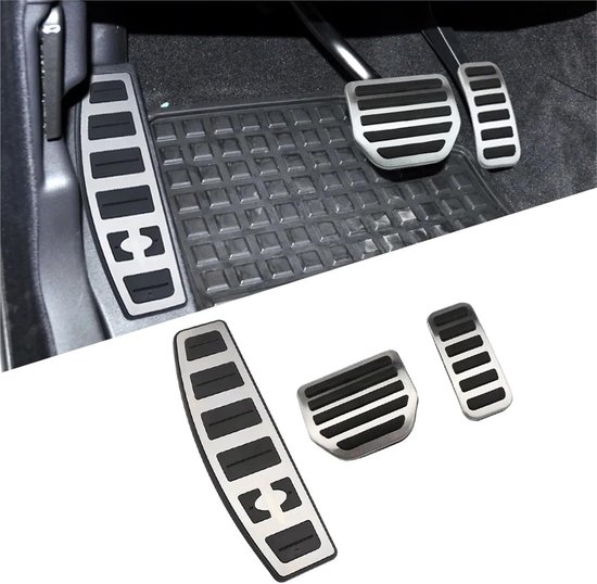 Pedaalhoezen Auto - Voetsteun Covers - Verbeterde Rijervaring - Antislip Ontwerp - 2 Stuks - Metaal — afbeelding 4