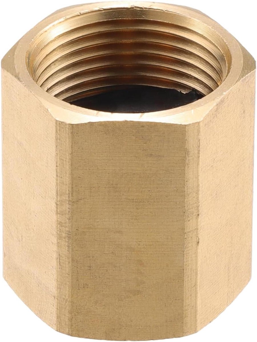 Hogedrukreiniger Connector - Slang Adapter - Schoonmaken Tuin - Messing Corrosiebestendig - M22x1.5 - Koperkleur
