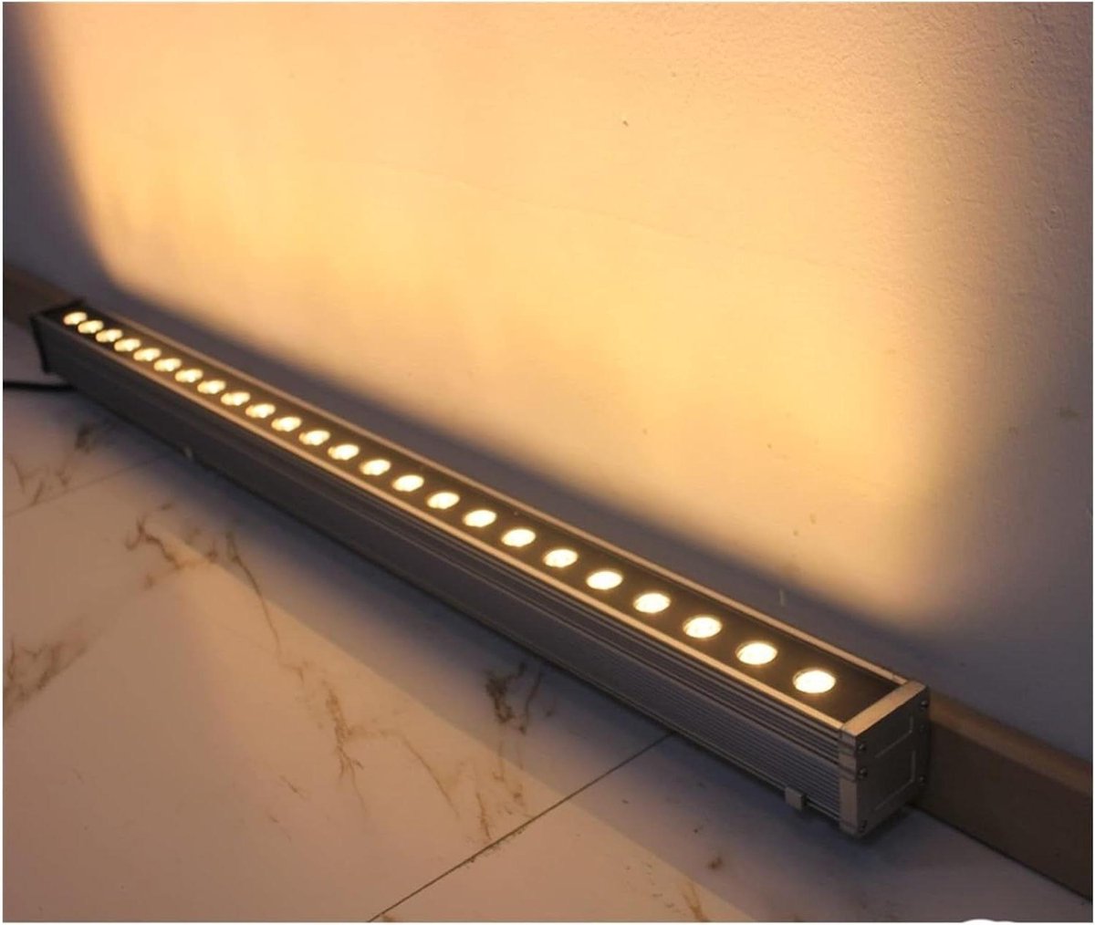 LED Muurverlichting - Buitenlamp Lineair - Tuin Decoratie - RGB Kleur Veranderend - 100cm 