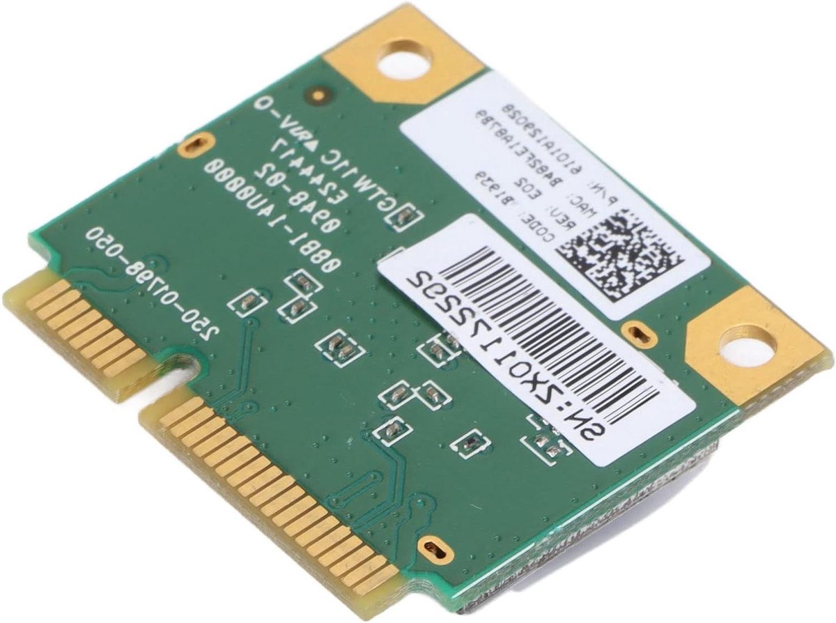 Draadloze Netwerkadapter - Mini Netwerkkaart - Snelle Internetverbinding - 300 Mbps Transmissie - Mini PCIE - N.v.t.