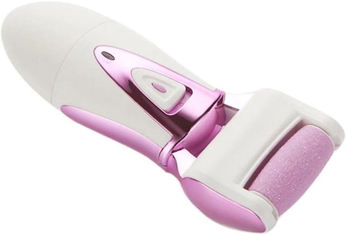 Elektrische Voetvijl - Huidverwijderaar Callus Remover - Voeten Verzorgen - Ergonomisch Ontwerp - 15.5 cm - Rood