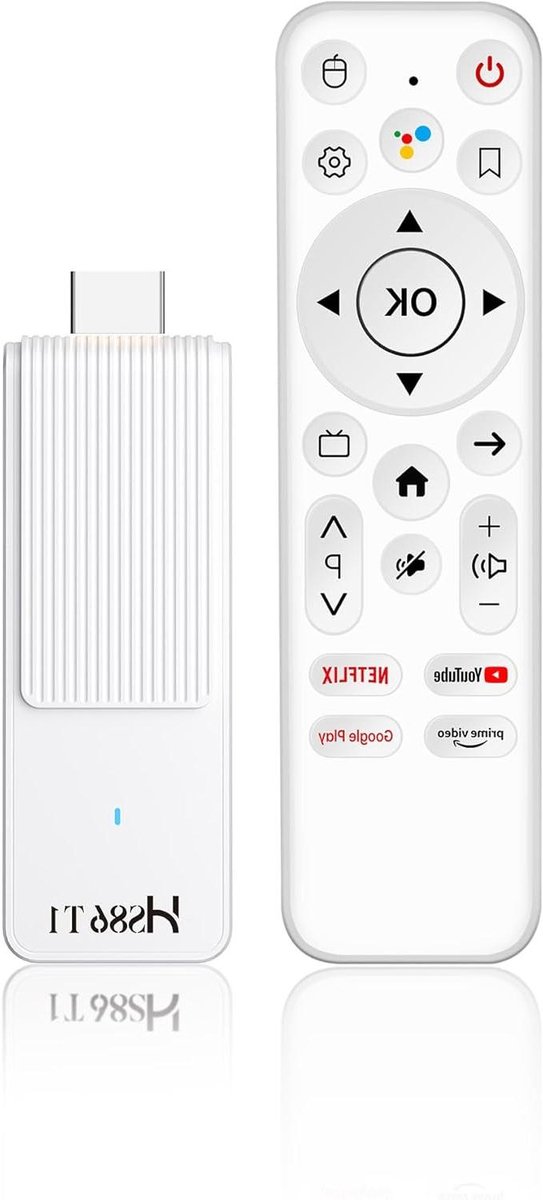 Android TV Stick - Mediastreamer - Films Kijken - Android 14 - 4K Resolutie - Wit