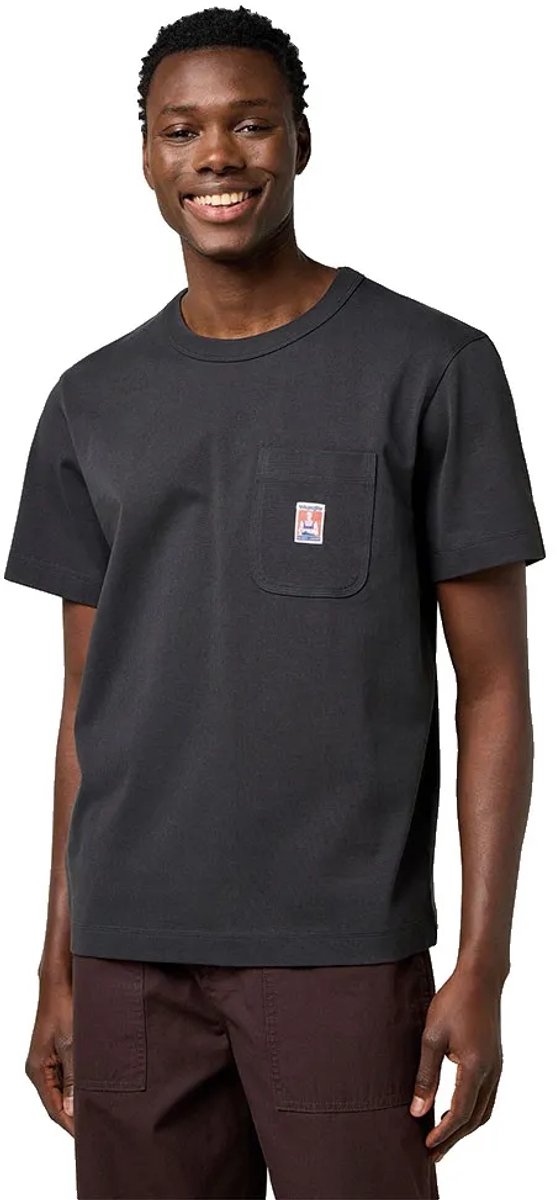 Wrangler Pocket Relaxed Fit T-shirt Met Korte Mouwen M Man Zwart