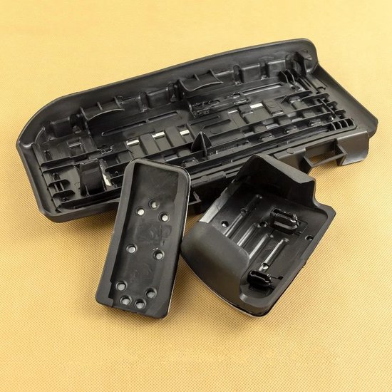 Pedaal Covers - Auto Interieur - Verbeter Rijervaring - Antislip Oppervlak - 3 Stuks - Zilver — afbeelding 3