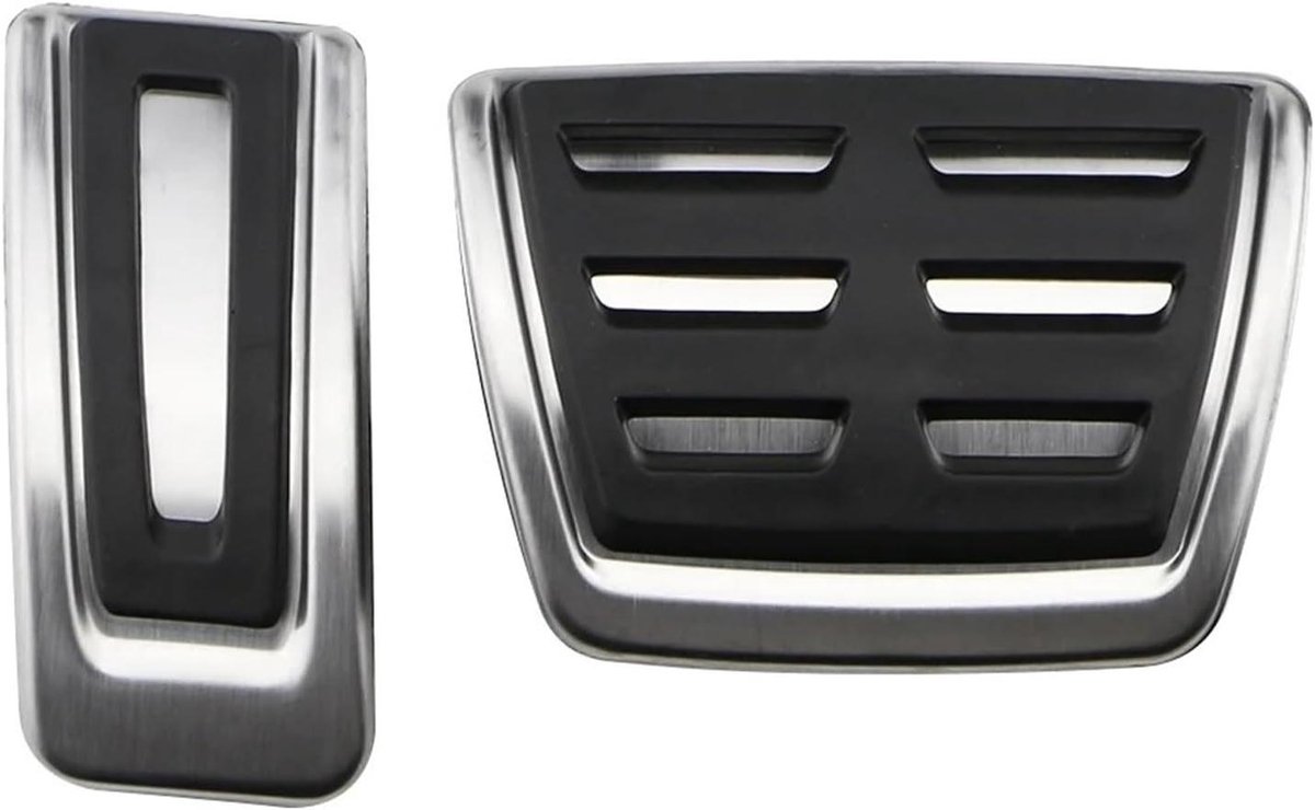 Pedaalhoezen Set - Auto Styling - Veiliger Rijden - Antislip Oppervlak - 25 x 10 x 5 cm - Metaal