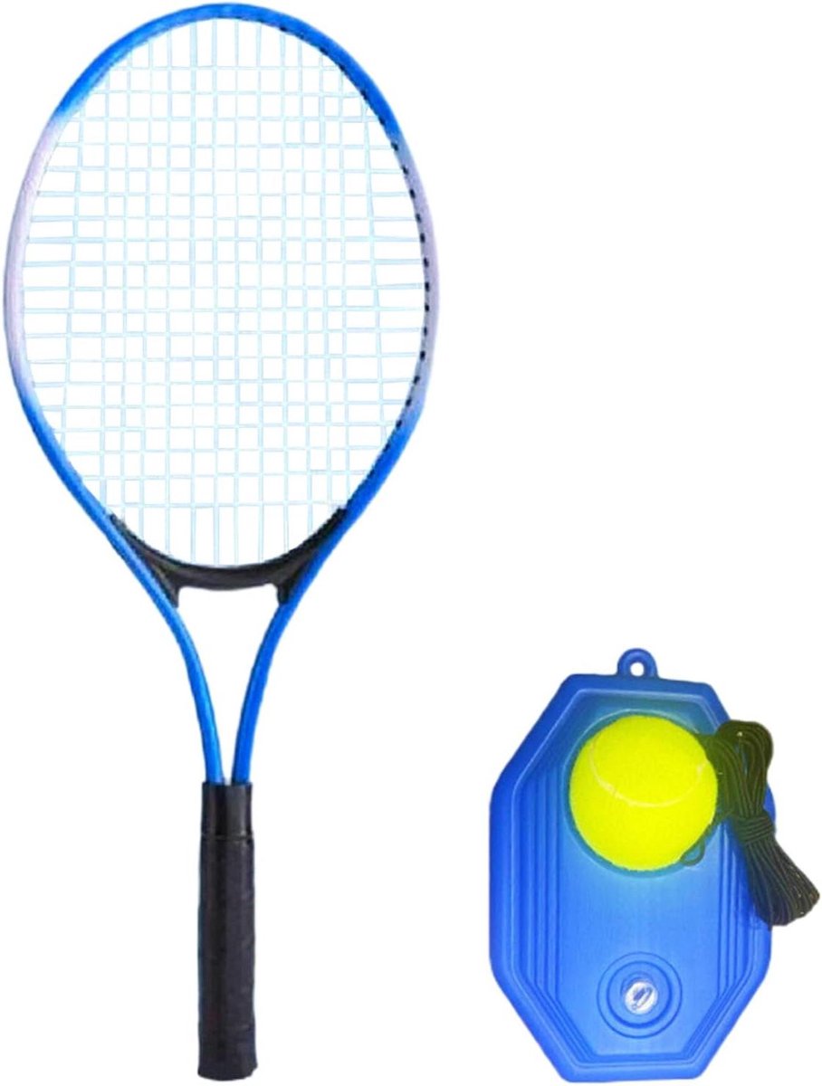Tennistrainer Rebound Bal - Tennis oefen set - Tennisvaardigheden Verbeteren - Complete Solo Trainingsset - 1 Set - Meerkleurig