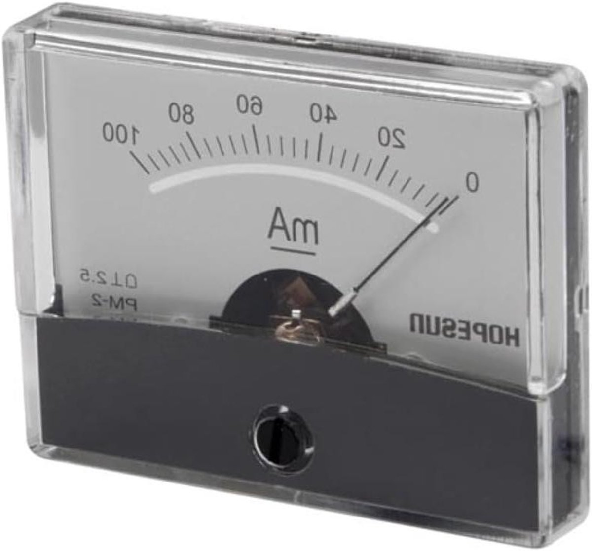 Gelijkstroommeter - Ampèremeter Paneelmeter - Elektronica Monitoren - Bewegende Spoel - 60 mm - Meerkleurig
