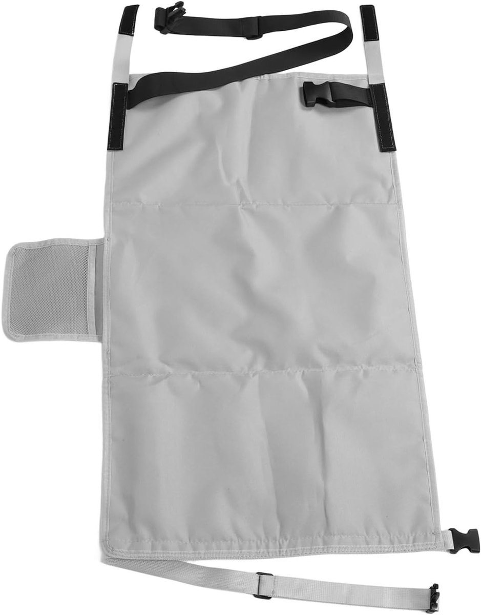Vliegtuigstoelverlenger Kind - Vliegtuigbed Baby - Reizen met Kinderen - Verstelbare Riem - 77x43cm - Grijs