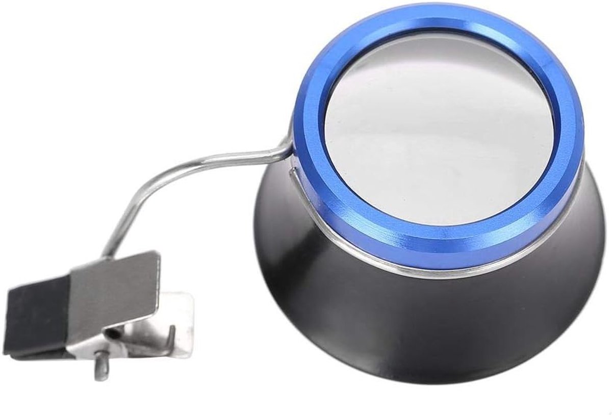 Draagbare Vergrootglas Clip-on Loup voor Horlogemakers en Juweliers, 20x Vergroting voor Precisiewerk en Klokreparatie