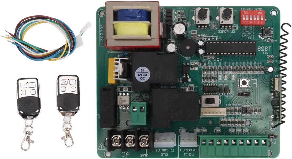 Elektrische Poortmotor Controleplaat met Tijdbeveiliging 220V voor Garagedeuren en Toegangscontrole