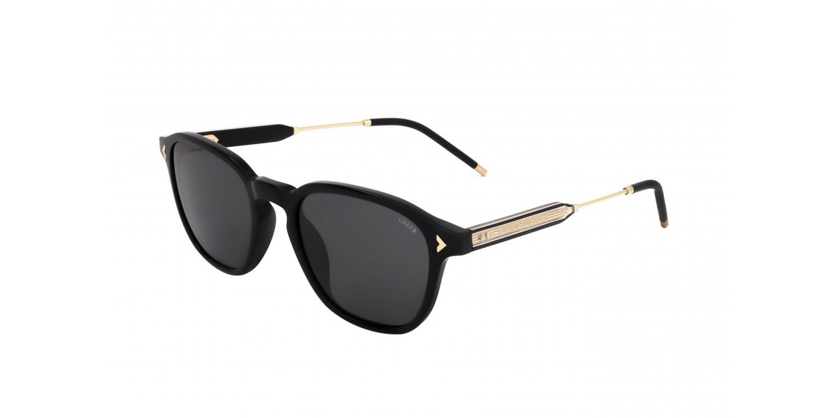 Lozza SL4313 Shiny black 51/20/145 UNISEX Zonnebrillen