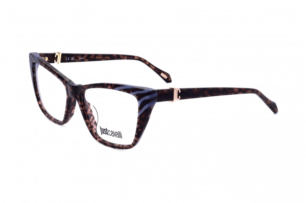 Just Cavalli VJC045V Havana azure 54/16/140 WOMAN Brilmonturen