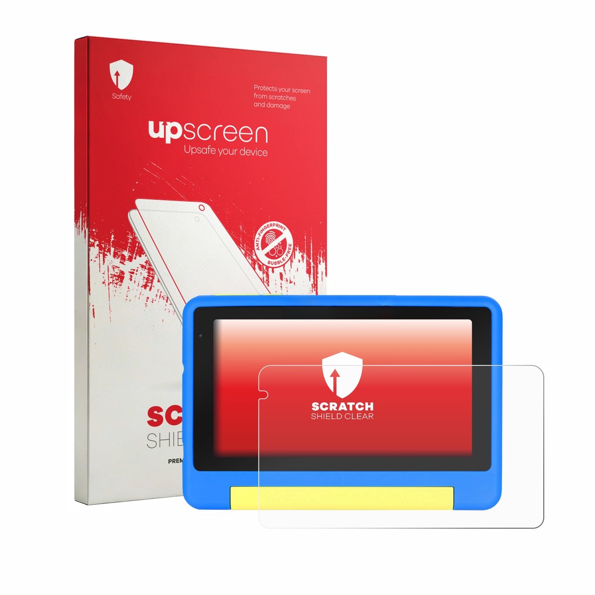 upscreen - Screenprotector voor Bufo Kids Tablet 7" - Folie Beschermfolie transparant