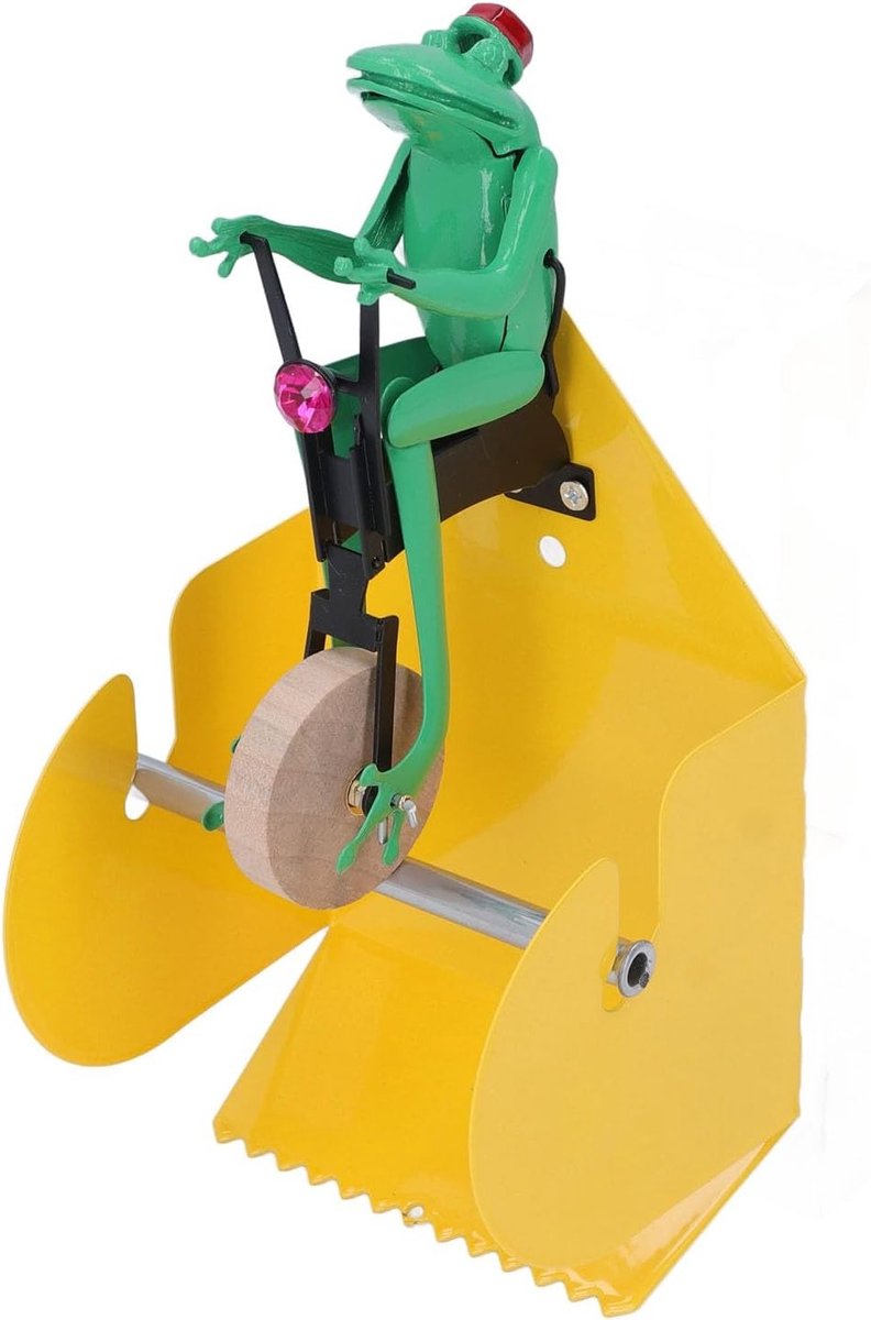 Unicycle Toilet Paper Houder van IJzer en Hout - Schattige Wandbeugel voor Badkamer en Keuken, Praktische Tissue Rol Dispenser