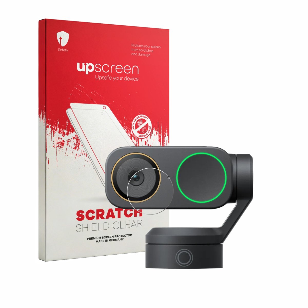 upscreen - Screenprotector voor Insta360 Link 2 Pro (Lens) - Folie Beschermfolie transparant