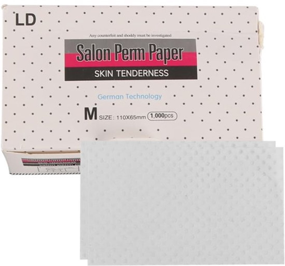 Allecto - Haarpermanentpapier - Ademend krulpapier - gebruik - Set