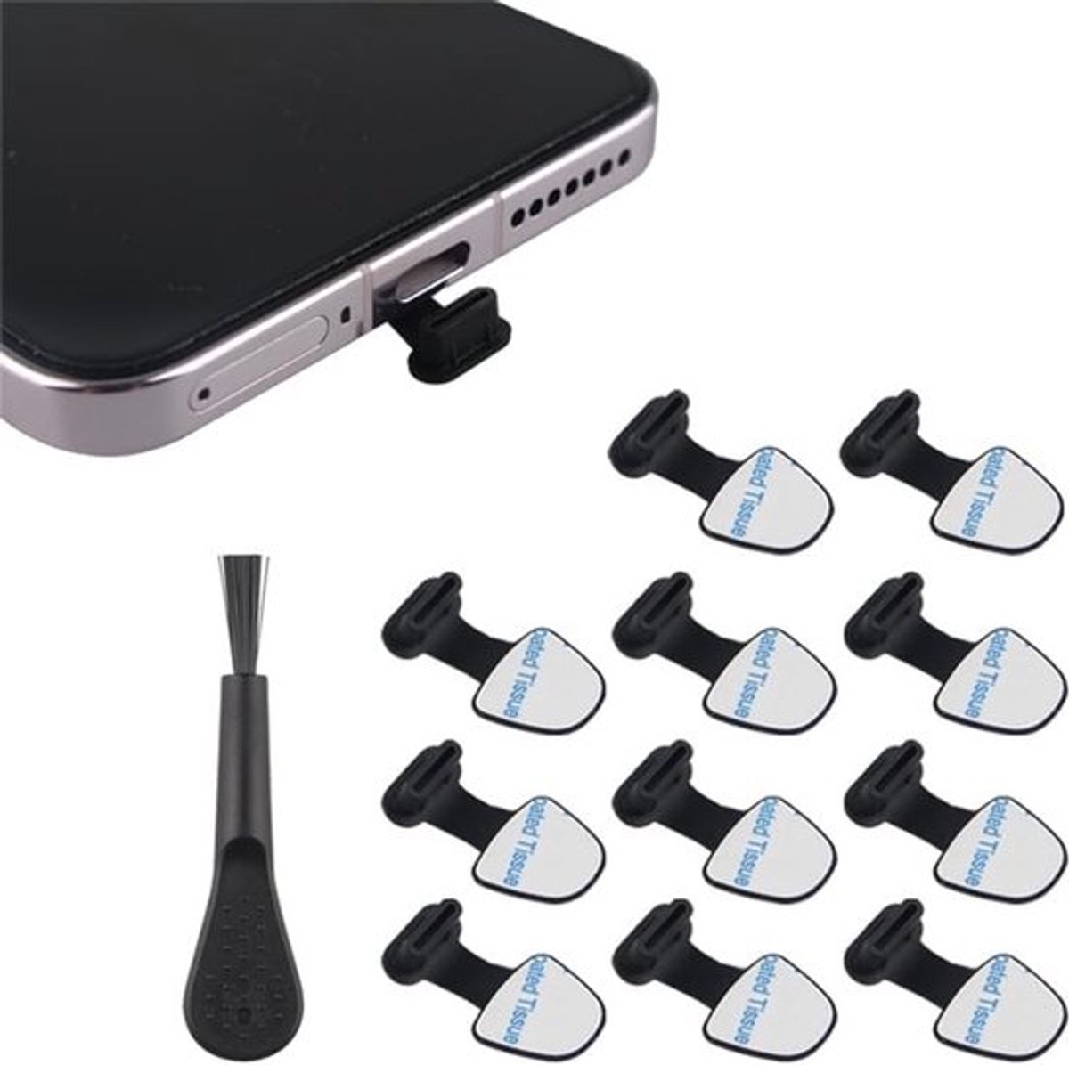 Dailygoody - Type C anti-stof beschermkapjes - Huawei smartphones