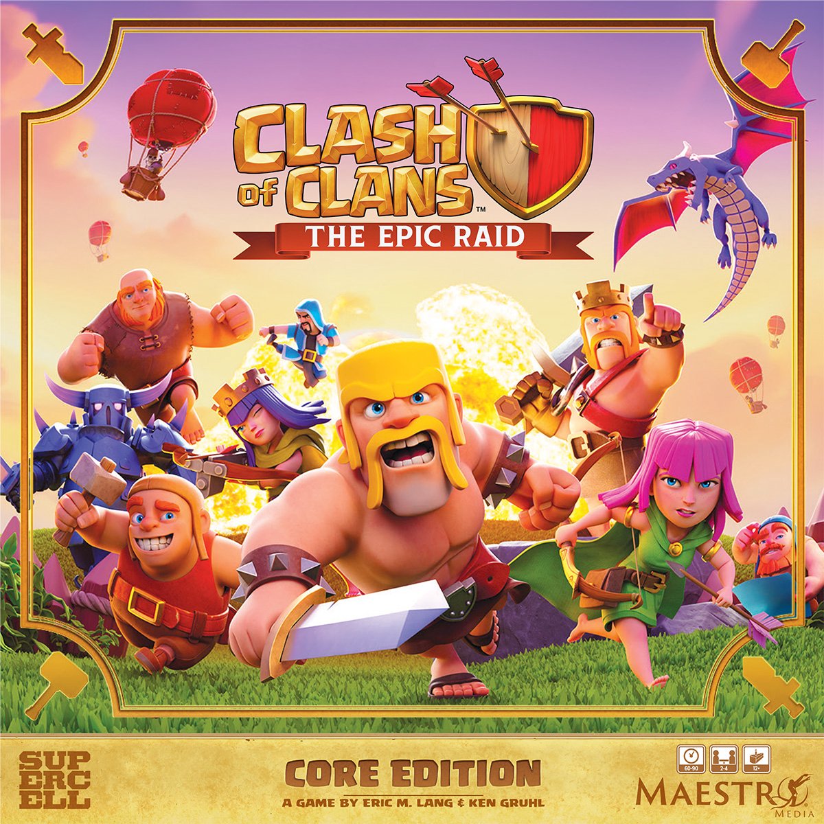 Clash of Clans The Epic Raid - Bordspel - Engels