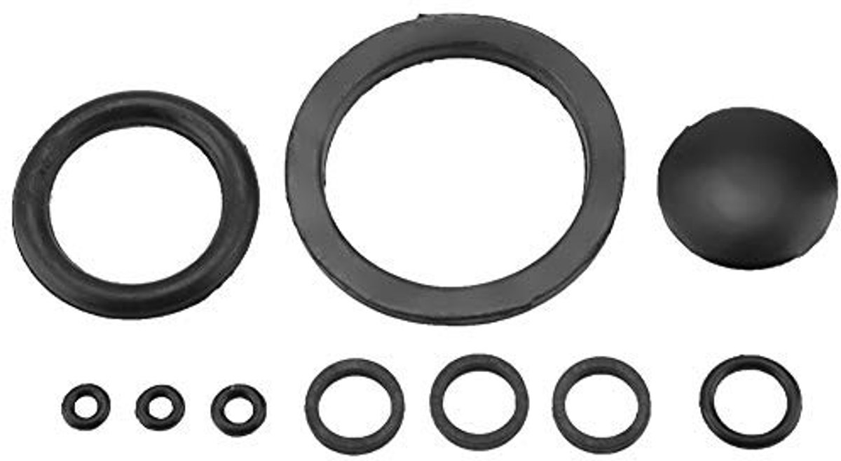 Dailygoods- Afdichtingsringen set van 10 stuks - Accessoires voor rubberspuitmachine - Herbruikbaar - Duurzaam - Hoogwaardig rubbermateriaal - Geschikt voor 3/5/8L - Rubberspuit