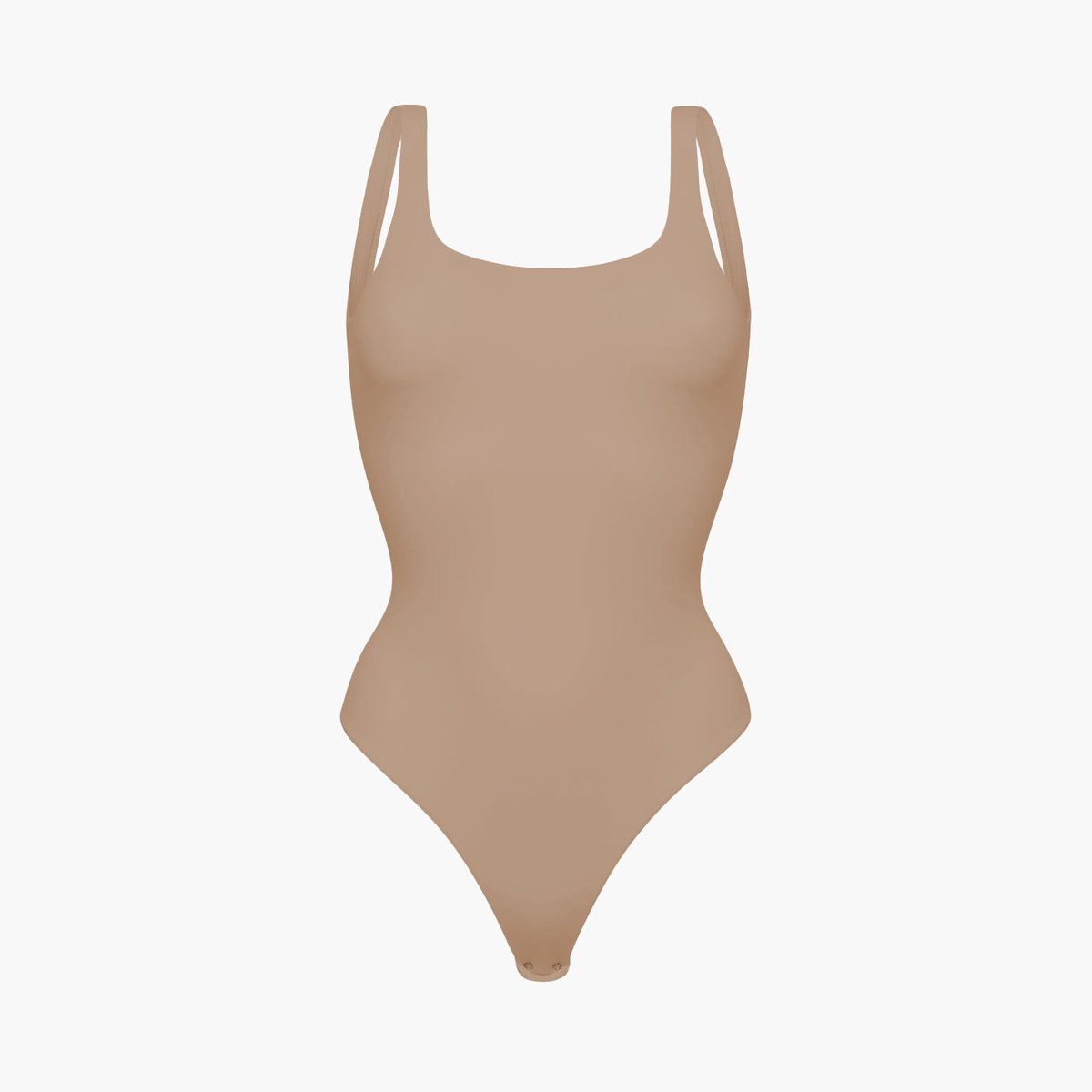 cfab Lage rug - Lichaamskleur - Beige-M - Corrigerende Body - Naadlos - corrigerend ondergoed dames