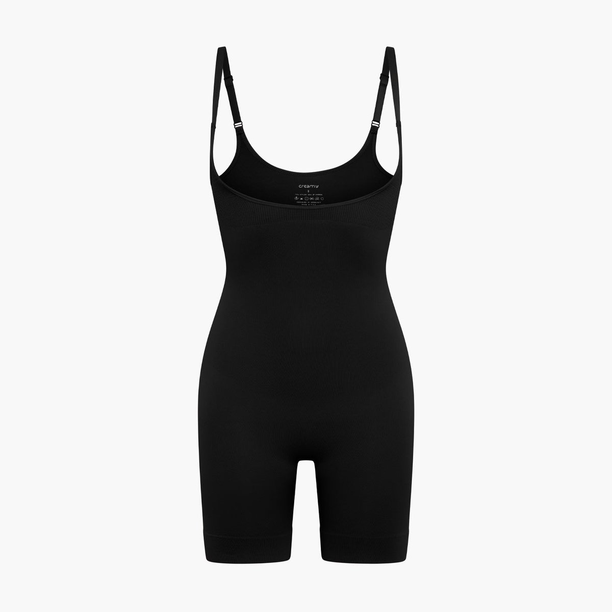 creamyfabrics Creamy Fabrics - Bodysuit Sculpting Shapewear Met Open Halslijn - Ademend - Anti-Zweet - Ultra Zacht - Comfortabel - Sculptend - Verfijnde Silhouette