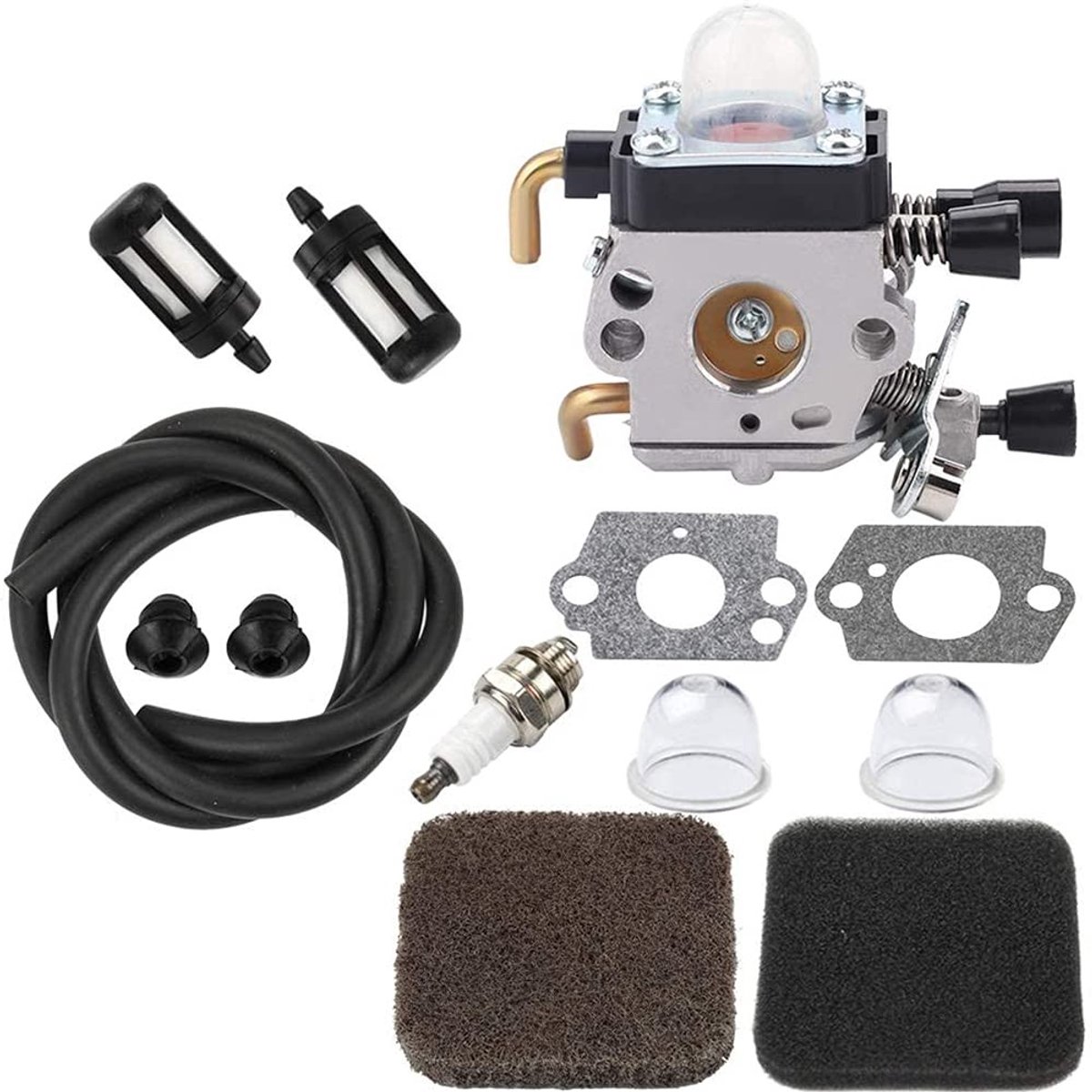 Carburetor met Brandstofkit en Luchtfilter voor FS75 FS80 FS80R FS85 FS85R FS85T FS85RX Grasmaaier en Tuingereedschap