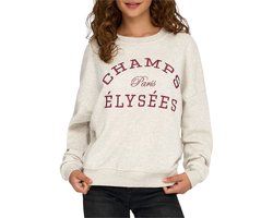 JDY - JDYMESA L/S O-NK EMB SWEAT JRS Dames Trui