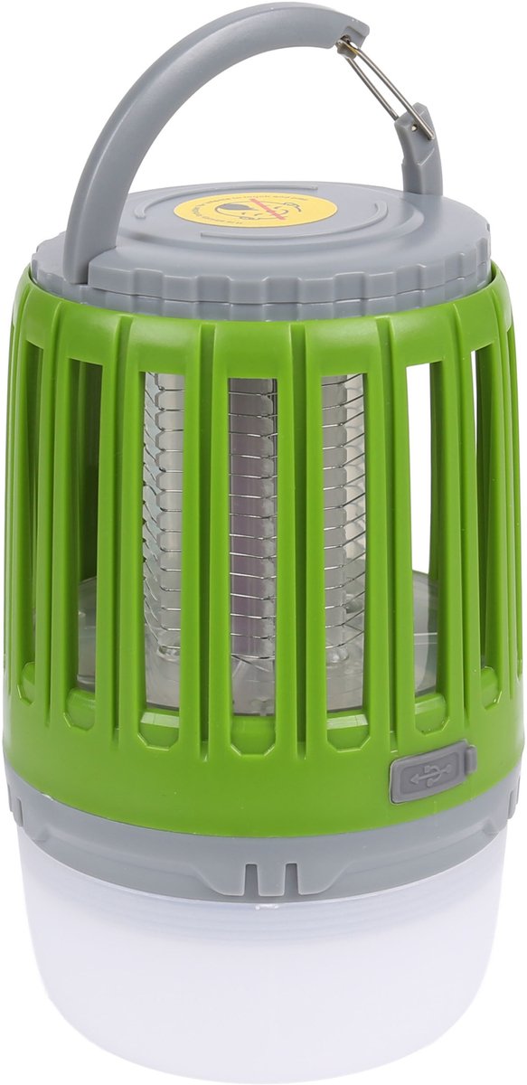 LED campinglamp op accu, muggenverjager, 2in1 - 13,3x7,3 cm — afbeelding 4