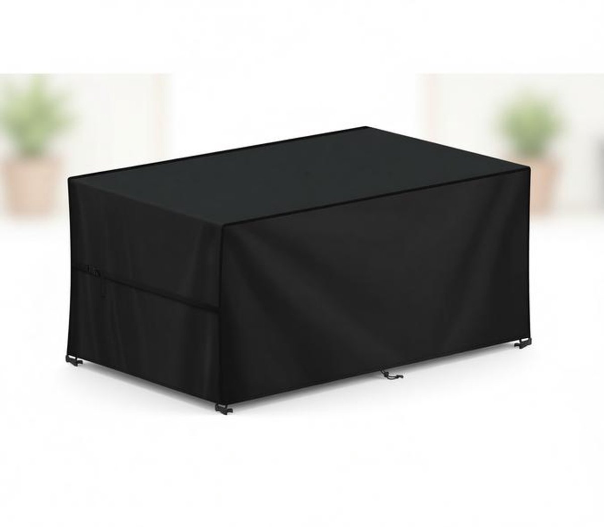 ElleMooi Waterdichte Tuinmeubelhoes - Zwart - 150x90x90 cm - Oxford-Stof